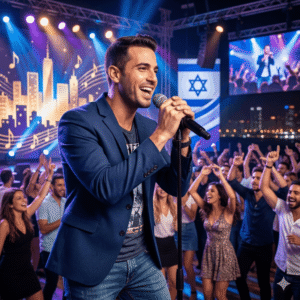 זמר ישראלי לאירוע מתוך מאגר האמנים של חפלנט - מופע פופ ומיינסטרים.
