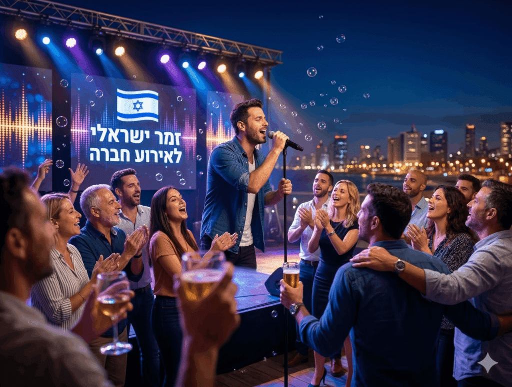 זמר לאירוע חברה מתוך אינדקס חפלנט - מופע פופ ומיינסטרים עוצמתי.