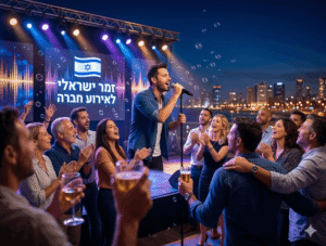 זמר לאירוע חברה מתוך אינדקס חפלנט - מופע פופ ומיינסטרים עוצמתי.