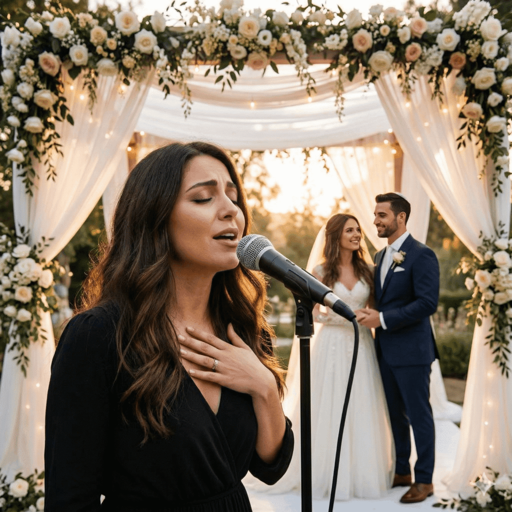 זמר לחופה מרגשת בחתונה מתוך אינדקס האמנים של חפלנט.